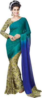 

Suvastram Printed Fashion Georgette Saree(Multicolor)