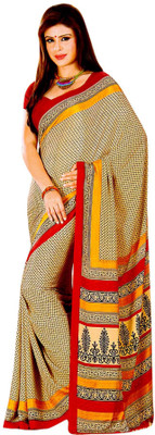 

Khushali Printed Fashion Crepe Saree(Multicolor), Yellow