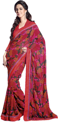 

Vishal Solid Fashion Georgette Saree(Maroon)
