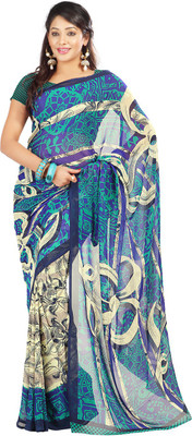 

Party Wear Dresses Printed Fashion Art Silk Saree(Multicolor), Multicolor313
