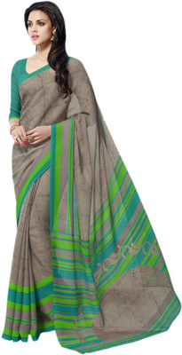 Vishal Solid Fashion Linen Saree(Green)