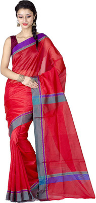 

Chandrakala Woven Banarasi Banarasi Silk Saree(Red)