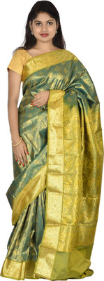 

Sonam Pattu Self Design Dharmavaram Silk Saree(Multicolor)