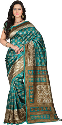 Vastrakala Printed Bollywood Art Silk Saree(Multicolor) available at flipkart for Rs.440