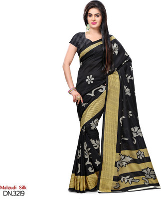 

Sunaina Printed Bhagalpuri Art Silk Saree(Multicolor)