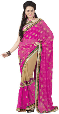 

Indian Wear Online Embroidered Fashion Net Saree(Multicolor)