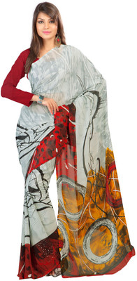 

Indian Wear Online Printed Fashion Art Silk Saree(Multicolor), Multicolor274