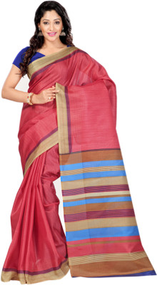 

Sunaina Solid Fashion Art Silk Saree(Multicolor)