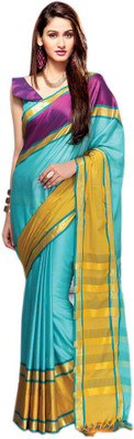 

Sunaina Printed Mysore Cotton Saree(Multicolor)