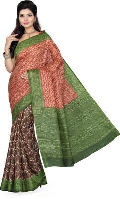 

Ishin Printed Fashion Art Silk Saree(Multicolor)