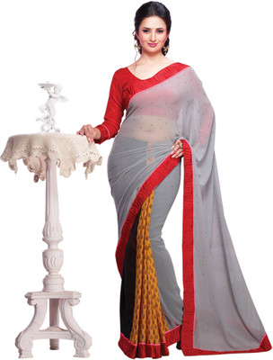 

Ridham Sarees Printed Fashion Handloom Georgette Saree(Multicolor)