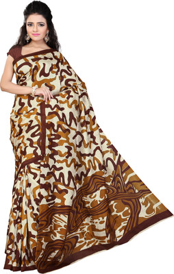 

Khoobee Self Design, Printed Fashion Jacquard Saree(Beige, Brown, Multicolor)