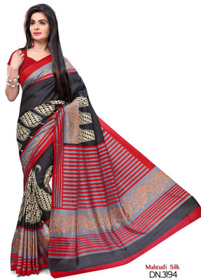

Sunaina Printed Bhagalpuri Art Silk Saree(Multicolor)