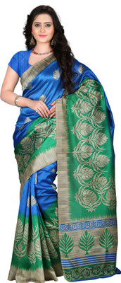 

Vastrakala Printed Bollywood Art Silk Saree(Multicolor)