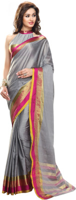 

Sunaina Striped Fashion Cotton Saree(Multicolor)