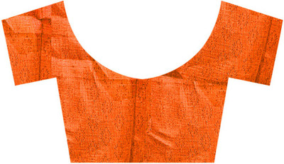 

Indian Wear Online Printed Fashion Cotton Saree(Orange)