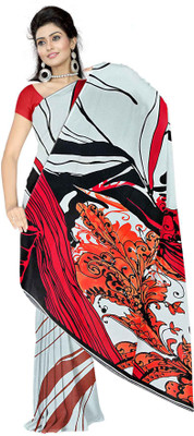 

Jiya Self Design, Printed Fashion Georgette Saree(Multicolor, Grey, Brown, Red), Brown;grey;multicolor;red