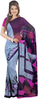 

Indian Wear Online Printed Fashion Art Silk Saree(Multicolor), Multicolor163