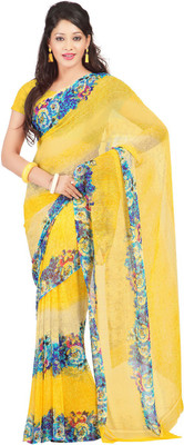 

Indian Wear Online Printed Fashion Art Silk Saree(Multicolor), Multicolor225