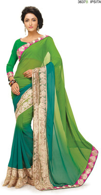 

Ridham Sarees Self Design Fashion Georgette Saree(Multicolor)