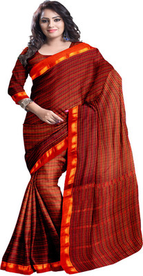 

Javuli Woven Arani Pattu Handloom Silk Cotton Blend Saree(Maroon)