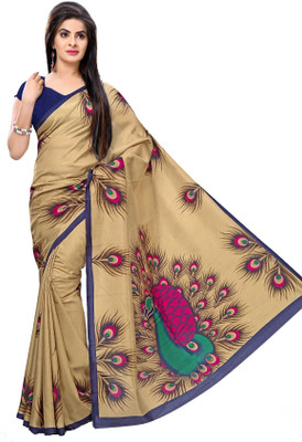 

Saran Printed Bollywood Art Silk Saree(Multicolor)