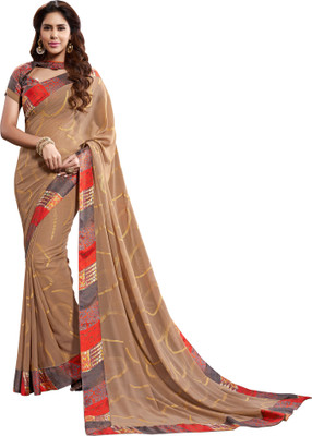 

Jiya Self Design Fashion Georgette Saree(Beige)