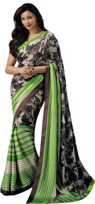 

Vishal Solid Fashion Georgette Saree(Multicolor)
