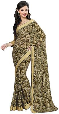 

Indian Wear Online Printed Fashion Pure Chiffon Saree(Multicolor), Multicolor552