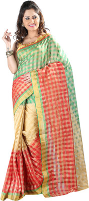 

Anushree Saree Self Design Fashion Satin Saree(Multicolor), Green