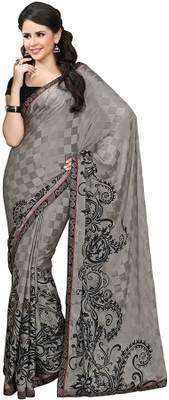 

Indian Wear Online Printed Fashion Pure Chiffon Saree(Multicolor), Multicolor552
