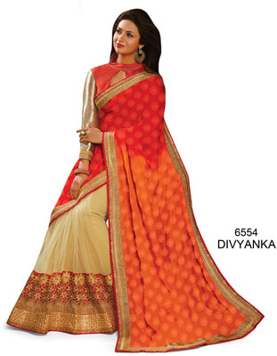 

Ridham Sarees Self Design Fashion Net Saree(Multicolor)