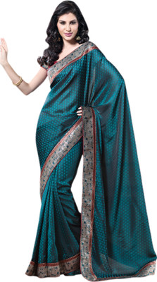 

Vishal Printed Fashion Satin Saree(Blue)