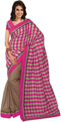 

Party Wear Dresses Printed Fashion Pure Chiffon Saree(Multicolor), Multicolor316