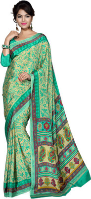 

Sunaina Printed Mysore Crepe Saree(Multicolor)