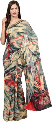 Vivid India Printed Fashion Chiffon Saree(Multicolor) Flipkart