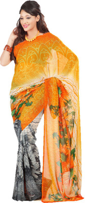

Indian Wear Online Printed Fashion Art Silk Saree(Multicolor), Multicolor156