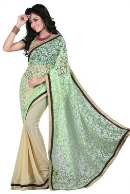 

Gunjan Creations Solid Fashion Georgette Saree(Mustard), Mastred