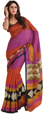 

Indian Wear Online Printed Fashion Art Silk Saree(Multicolor), Multicolor250