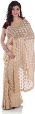 

Ethnic Bliss Lifestyles Self Design Phulkari Chiffon Saree(Beige)