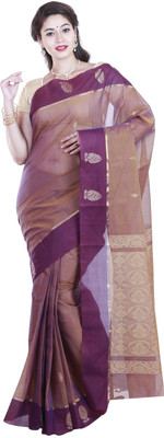 

SriSyndicate Solid Fashion Cotton Saree(Magenta), Dark meganta