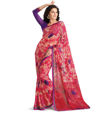 

Ridham Sarees Printed Fashion Handloom Georgette Saree(Multicolor)
