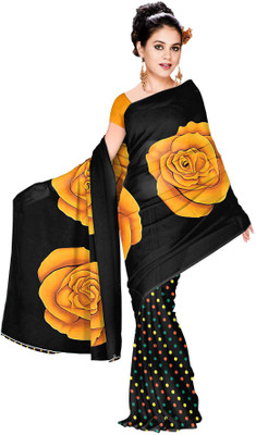 

Khushali Self Design, Printed Fashion Georgette Saree(Black, Yellow, Multicolor), Black;multicolor;yellow