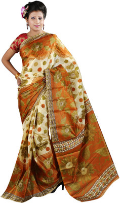 

Anushree Saree Self Design Fashion Silk Saree(Multicolor), Yellow