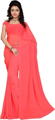 

Surupta Solid Fashion Georgette Saree(Orange), Fanta