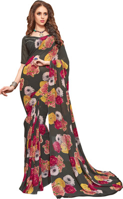 

Khoobee Self Design, Printed Fashion Georgette Saree(Multicolor)