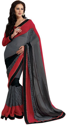 

Indian Wear Online Printed Fashion Pure Chiffon Saree(Multicolor), Multicolor539