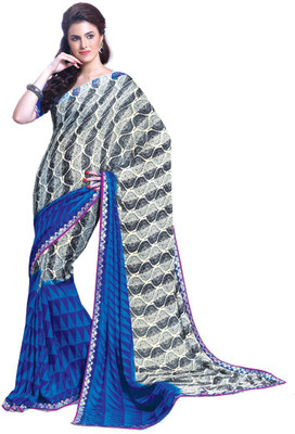 

Ridham Sarees Printed Fashion Handloom Georgette Saree(Multicolor)