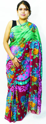 

Runu's Boutique Printed Fashion Chiffon Saree(Multicolor)
