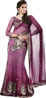 

Jiya Self Design, Embroidered, Embellished Fashion Net, Jacquard Saree(Magenta)
